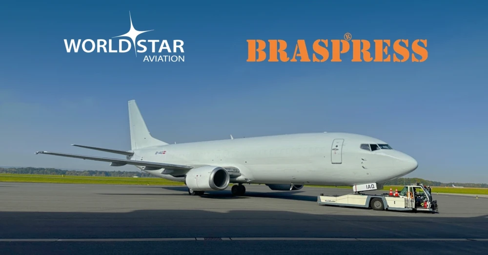 WSA delivers Boeing 737-400F to new customer Braspress