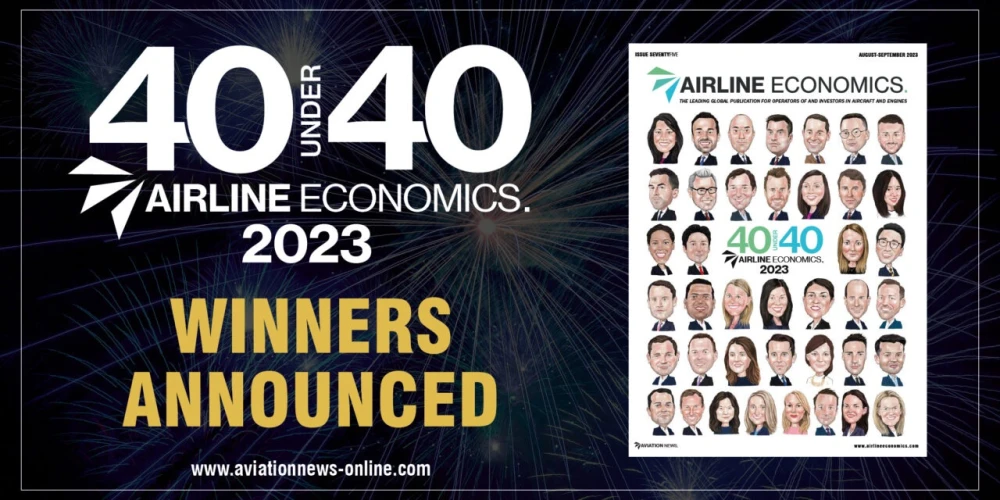 Sean Myers - WSA's SVP Engine Trading - recognized by The Airline Economics 40 under 40 Class of 2023