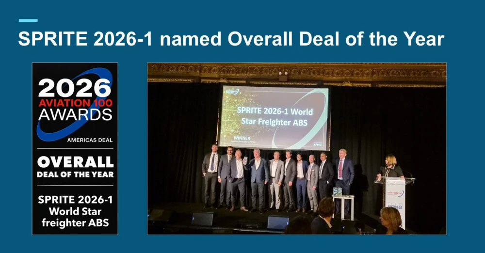SPRITE 2026-1: Named Overall Deal of the Year &ndash; Americas at the 2026 Aviation 100 Awards