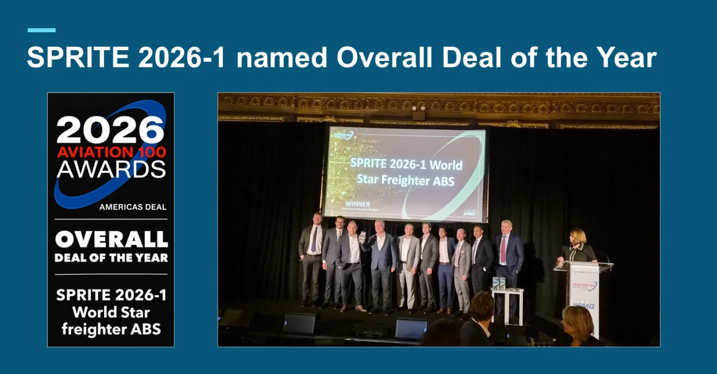 SPRITE 2026-1: Named Overall Deal of the Year – Americas at the 2026 Aviation 100 Awards