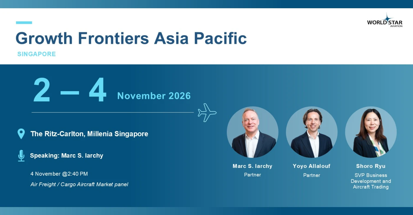 WSA at Airline Economics Growth Frontiers Asia Pacific 2026 in Singapore