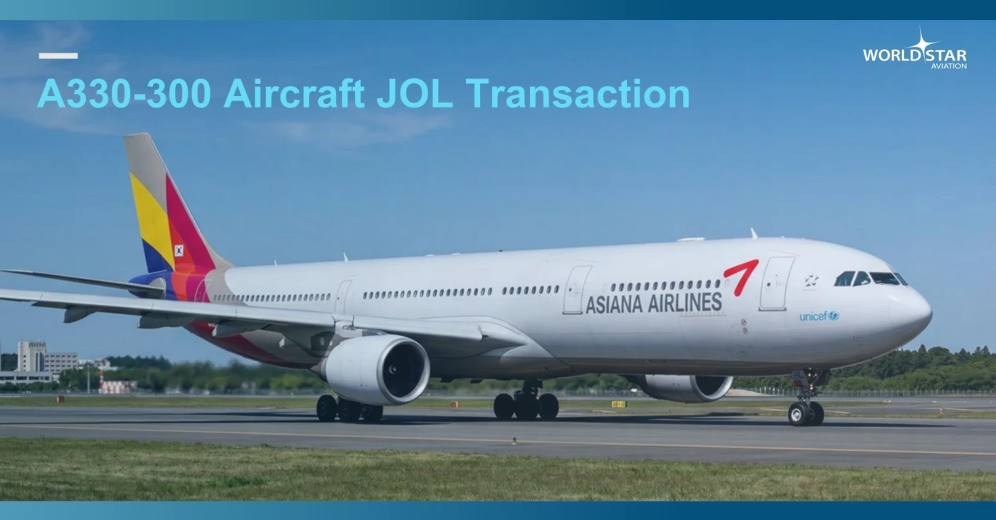 WSA and BeYoke Capital Complete A330-300 JOL Transaction with MUFG Financing